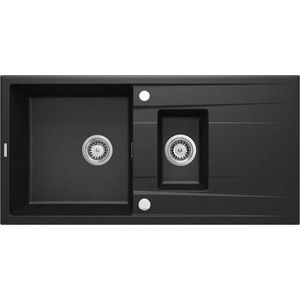 DEANTE DEANTE - Eridan grafit metalic - Granitový drez, 1.5 - bowl s odkvapkávačom ZQE_G513 vyobraziť