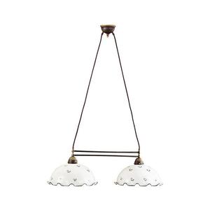 Kolarz 731.82.25 - Luster na lanku NONNA 2xE27/75W/230V modrá 731.82.25 vyobraziť