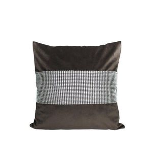 Dekoratívna obliečka na vankúš Zirk 40x40cm tmavo hnedý vyobraziť