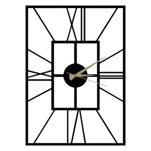 Dekoratívne nástenné hodiny Asalet čierne vyobraziť