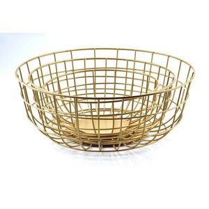 Dekorativní košík Cedric L 31, 5 cm zlatý vyobraziť