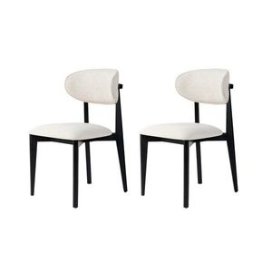 Súrpava jedálenských stoličiek Lionte White and Black, 2 ks vyobraziť