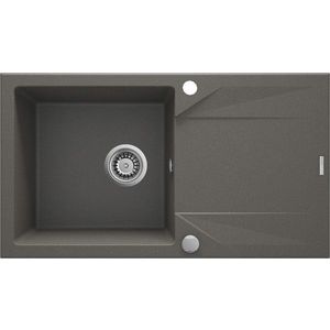 DEANTE DEANTE - Evora antracit metalic - Granitový drez s odkvapkávačom ZQJ_T113 vyobraziť