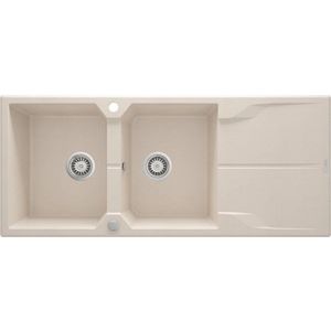 DEANTE DEANTE - Andante beige - Granitový drez, 2 - bowl s odkvapkávačom ZQN_5213 vyobraziť