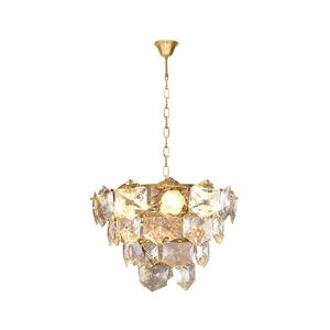 Krištáľový luster na reťazi DIANA 6xE14/40W/230V zlatá ML5986 vyobraziť