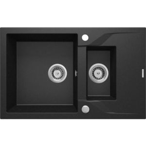 DEANTE DEANTE - Andante grafit metalic - Granitový drez, 1.5 - bowl s odkvapkávačom ZQN_G513 vyobraziť