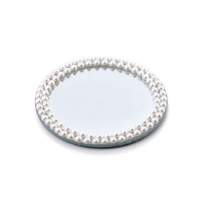 Dekoratívny podnos na sviečky Okrúhle zrkadlo MARGOT vyobraziť