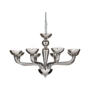 Ideal Lux - Luster na reťazi CASANOVA 8xE14/40W/230V pr. 88 cm šedá 095615 vyobraziť