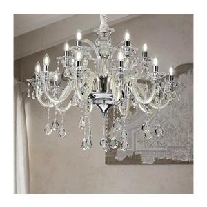 Ideal Lux -Krištáľový luster na reťazi COLOSSAL 15xE14/40W/230V pr. 95 cm krémová 081564 vyobraziť