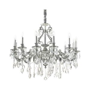 Ideal Lux-Krištáľový luster na reťazi GIOCONDA 12xE14/40W/230V pr. 90 cm strieborná 164953 vyobraziť