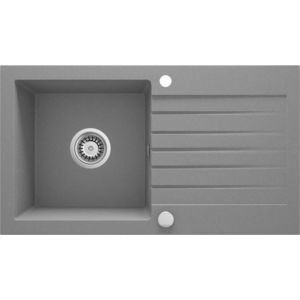 DEANTE DEANTE - Zorba šedá metalic - Granitový drez s odkvapkávačom ZQZ_S113 vyobraziť