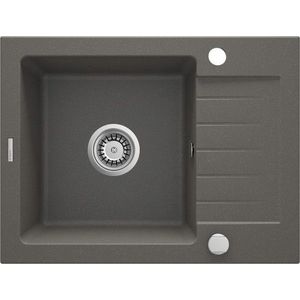 DEANTE DEANTE - Zorba antracit metalic - Granitový drez s odkvapkávačom ZQZ_T11A vyobraziť