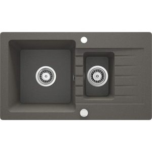 DEANTE DEANTE - Zorba antracit metalic - Granitový drez, 1.5 - bowl s odkvapkávačom ZQZ_T513 vyobraziť