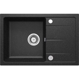 DEANTE DEANTE - Leda grafit - Granitový drez s odkvapkávačom ZRD_2113 vyobraziť