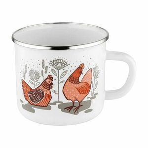 Emalia Pleszew Smaltovaný hrnček Rubinka, 12 cm, 1, 2 l, L vyobraziť