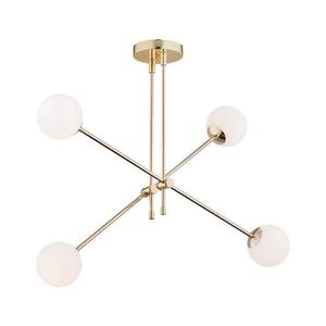 Argon 1695 - Luster na tyči ABSTRACT 4xE14/7W/230V mosadz 1695 vyobraziť