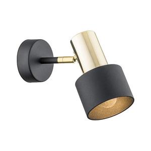 Argon 4265 - Nástenné bodové svietidlo DORIA 1xE27/15W/230V čierna/mosadz 4265 vyobraziť