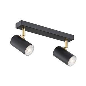 Argon 0891 - Bodové svietidlo LAGOS 2xGU10/5W/230V čierna/mosadz 891 vyobraziť