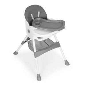 Dětská jídelní židlička BABY ECOTOYS šedá vyobraziť