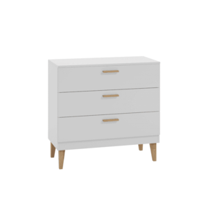 Detská komoda Kubi 100 cm biela vyobraziť