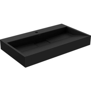 MEXEN - Ava umývadlo na dosku liaty mramor 1/O 80 x 46, čierna 23018071 vyobraziť