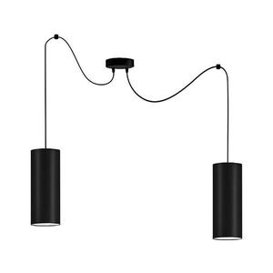 Luster na lanku ZIK 2xE27/40W/230V pavúk čierna 0942 vyobraziť