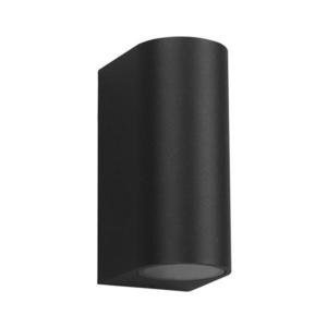 Vonkajšie nástenné svietidlo OVALIS 2xGU10/35W/230V IP44 čierna EKO8319 vyobraziť