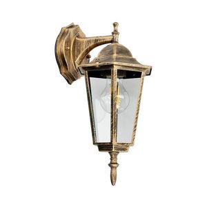 Vonkajšie nástenné svietidlo 1xE27/60W/230V IP44 zlatá KTLO4102ZLAL vyobraziť