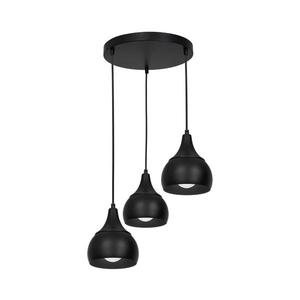 Luster na lanku AKTAN 3xE27/60W/230V čierna guľatý 3376 vyobraziť