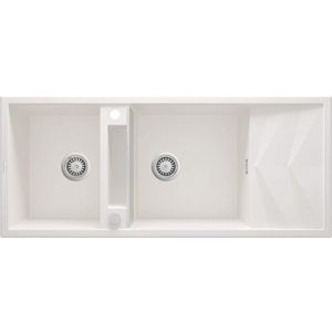 DEANTE DEANTE - Magnetic alabaster - Magnetic Granitový drez, 2-bowl ZRM_A213 vyobraziť