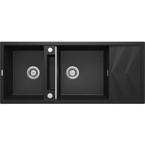 DEANTE DEANTE - Magnetic metallic graphite granitový drez, 2-bowl ZRM_G213 vyobraziť