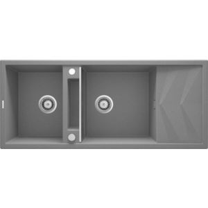 DEANTE DEANTE - Magnetic metallic grey granitový drez, 2-bowl ZRM_S213 vyobraziť