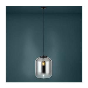 Eglo 39674 - Luster na lanku BULCIAGO 1xE27/40W/230V pr. 35 cm dymová 39674 vyobraziť