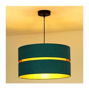 - Luster na lanku DUO 1xE27/15W/230V pr. 40 cm tyrkysová/zlatá 80306 vyobraziť
