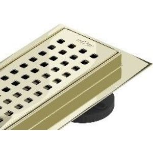 MEXEN/S - Flat 360° M08 podlahový žľab otočný 90, zlatý 1525090-40 vyobraziť