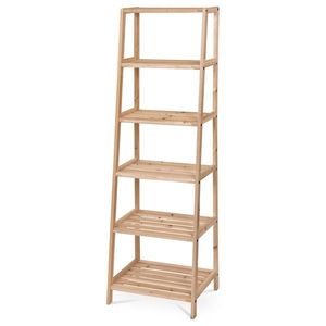 Regál z masívneho dreva 42 x 28 x 140 cm vyobraziť