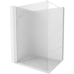 MEXEN/S - Kioto Sprchová zástena WALK-IN 70 x 200, prúžky 8 mm, biela 800-070-101-20-09 vyobraziť