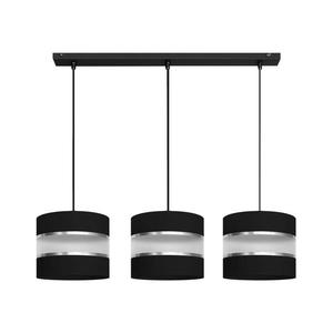 Luster na lanku HELEN 3xE27/15W/230V čierna W-L 0801/3 BK+SL+MAT vyobraziť