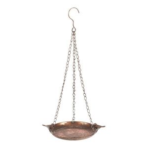 Závesné kovové napájadlo Romance, 26 x 20 x 5 cm, farba medená vyobraziť