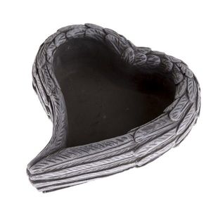 Pietna dekorácia Betónový kvetináč Srdce, 17, 5 x 6, 5 x 16 cm vyobraziť