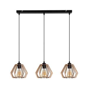 Luster na lanku BERGO 3xE27/60W/230V čierna 0004 vyobraziť