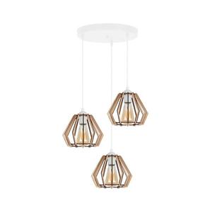 Luster na lanku BERGO 3xE27/60W/230V biela 0010 vyobraziť
