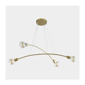 Luster na lanku HELIX 4xE27/60W/230V gold 2727 vyobraziť