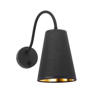 Nástenná lampa WIRE 1xE27/15W/230V čierna/zlatá 826 vyobraziť