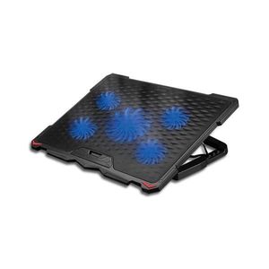 Chladiaca podložka pod notebook 5x látor 2xUSB čierna PLCP5FB vyobraziť