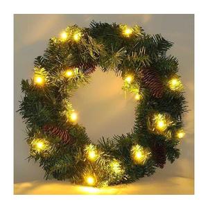 1V239 - LED Vonkajší vianočný veniec 15xLED/3xAA IP44 1V239 vyobraziť