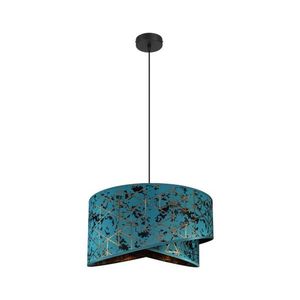 Luster na lanku REZO 1xE27/60W/230V tyrkysová 0053 vyobraziť