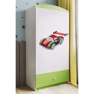 Detská skriňa Babydreams 90 cm formula zelená vyobraziť
