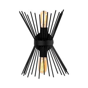 Nástenné svietidlo KIRPI 2xE27/40W/230V čierna 892OPV1203 vyobraziť