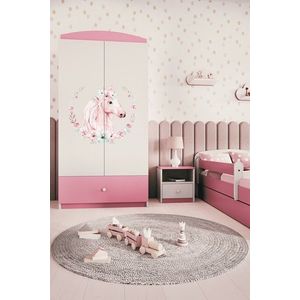 Detská skriňa Babydreams 90 cm jednorožec ružová vyobraziť